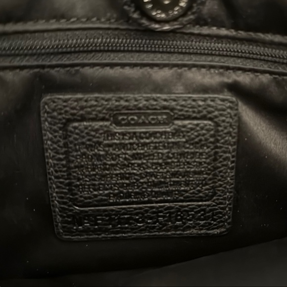 Coach Penelope turnlock black satchel tote bag - Picture 7 of 8